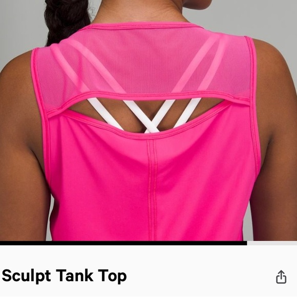 Lululemon Sculpt Tank Top BNWT
Sonic Pink - Picture 4 of 11